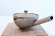 Photo4: Tokoname yaki ware Japanese tea pot Yakishime morisei ceramic tea strainer 200ml (4)