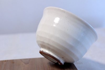 Photo1: Mino yaki ware Japanese tea bowl kobiki chawan Matcha Green Tea