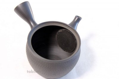 Photo2: Tokoname yaki ware Japanese tea pot Gyokko ceramic tea strainear 150ml
