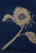 Photo6: Natural and Hand dyes Mitsuru unisexed T-shirt made in Japan indigo sunflower (6)