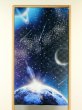 Photo1: Noren Japanese Curtain Doorway NM SD tapestry GALAXY 85 x 150 cm  (1)