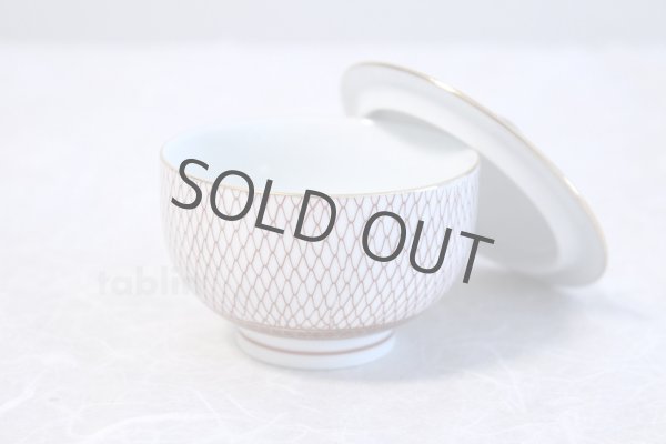 Photo2: Kutani yaki ware Futatuki Kumidashi Aka ami Japanese tea cup (set of 5) (2)