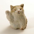 Photo1: Maneki neko lucky cat Shigaraki pottery Japanese doll S H7.5cm (1)