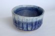 Photo8: Mino Japanese pottery tea ceremony matcha bowl blue togusa carved line chawan (8)