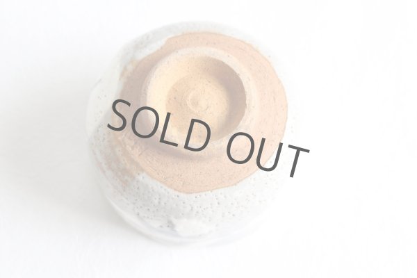 Photo3: Mino ware Japanese pottery matcha chawan tea bowl toga haikaburi sakura shino (3)