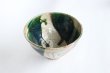 Photo7: Tokoname pottery Japanese tea bowl Matcha chawan ishido uzu oribe (7)