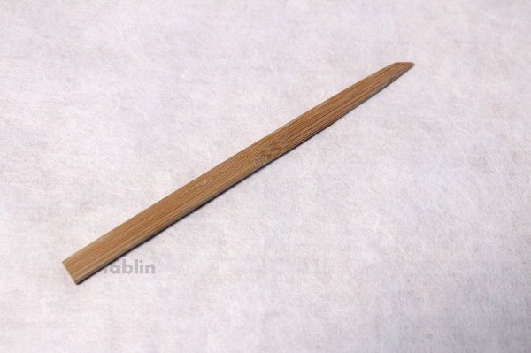 Photo4: Japanese Bamboo kashikiri Yasaburo Tanimura Suikaen Susu pick knife set of 5 (4)