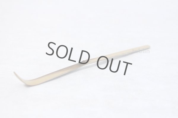 Photo5: Japanese Bamboo teaspoon 18cm Yasaburo Tanimura Suikaen Shumi type (5)