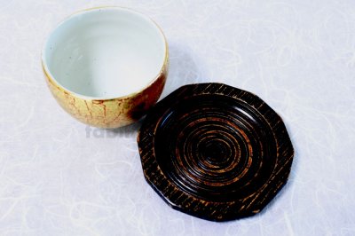 Photo3: Kutani ware tea bowl Kinpakusai ippuku chawan Matcha Green Tea Japanese