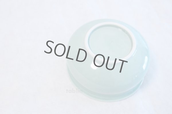 Photo5: Japanese pottery Kensui Bowl for Used tea leaves, Tea ceremony blue glaze Izumi (5)