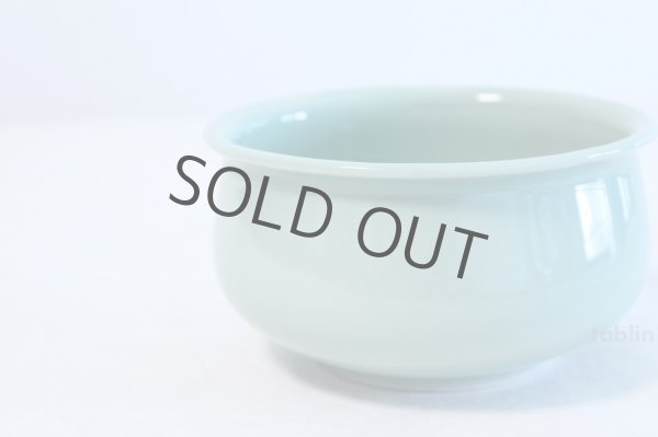 Photo3: Japanese pottery Kensui Bowl for Used tea leaves, Tea ceremony blue glaze Izumi (3)
