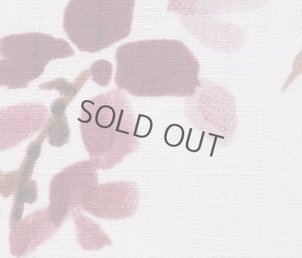 Photo2: Noren Japanese Curtain Doorway wisteria flower 85cm x 175cm (2)