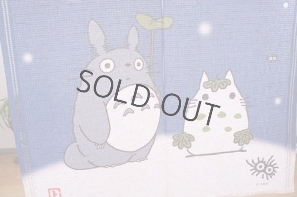 Photo2: Noren Japanese Curtain Doorway Room My Neighbor Totoro Snow da 83cm x 150cm F/S (2)