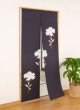 Photo1: Noren Japanese Curtain Doorway flower 85cm x 175cm (1)