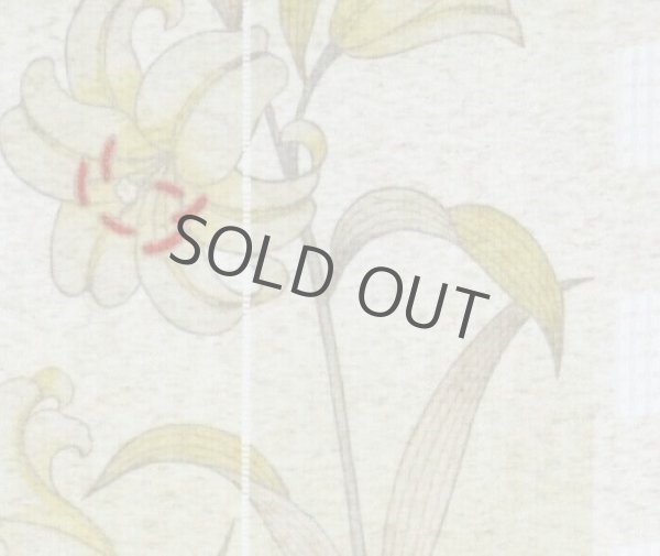 Photo3: Noren Japanese Curtain Doorway Room Divider Yuri flower trad sd 85cm x 150cm (3)