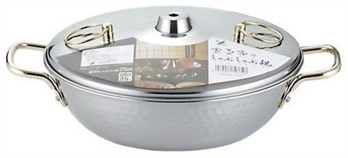 YUKIWA Stainless Steel Shabu Shabu Hot Pot with Divider - Globalkitchen  Japan