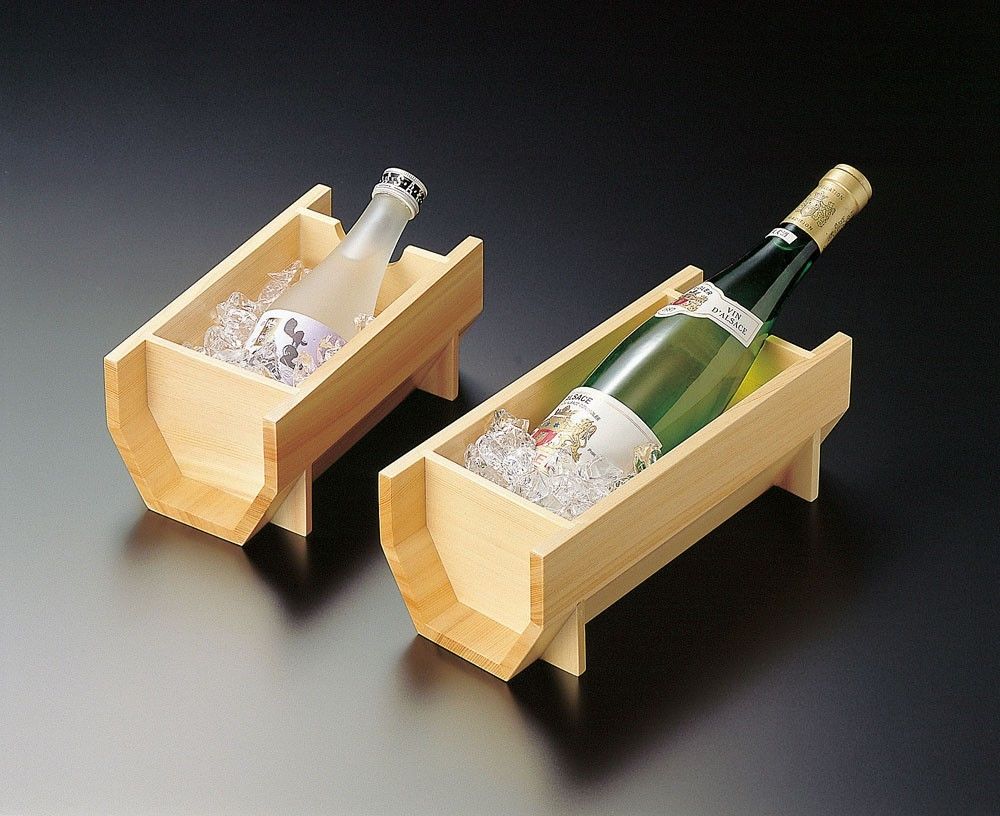 wooden wine bucket