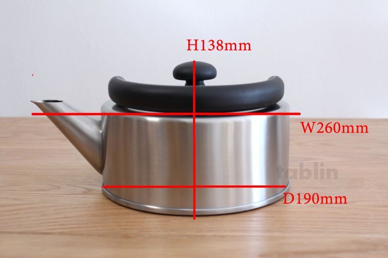 Wahei Japanese stainless kettle yakan 2500ml - tablinstore