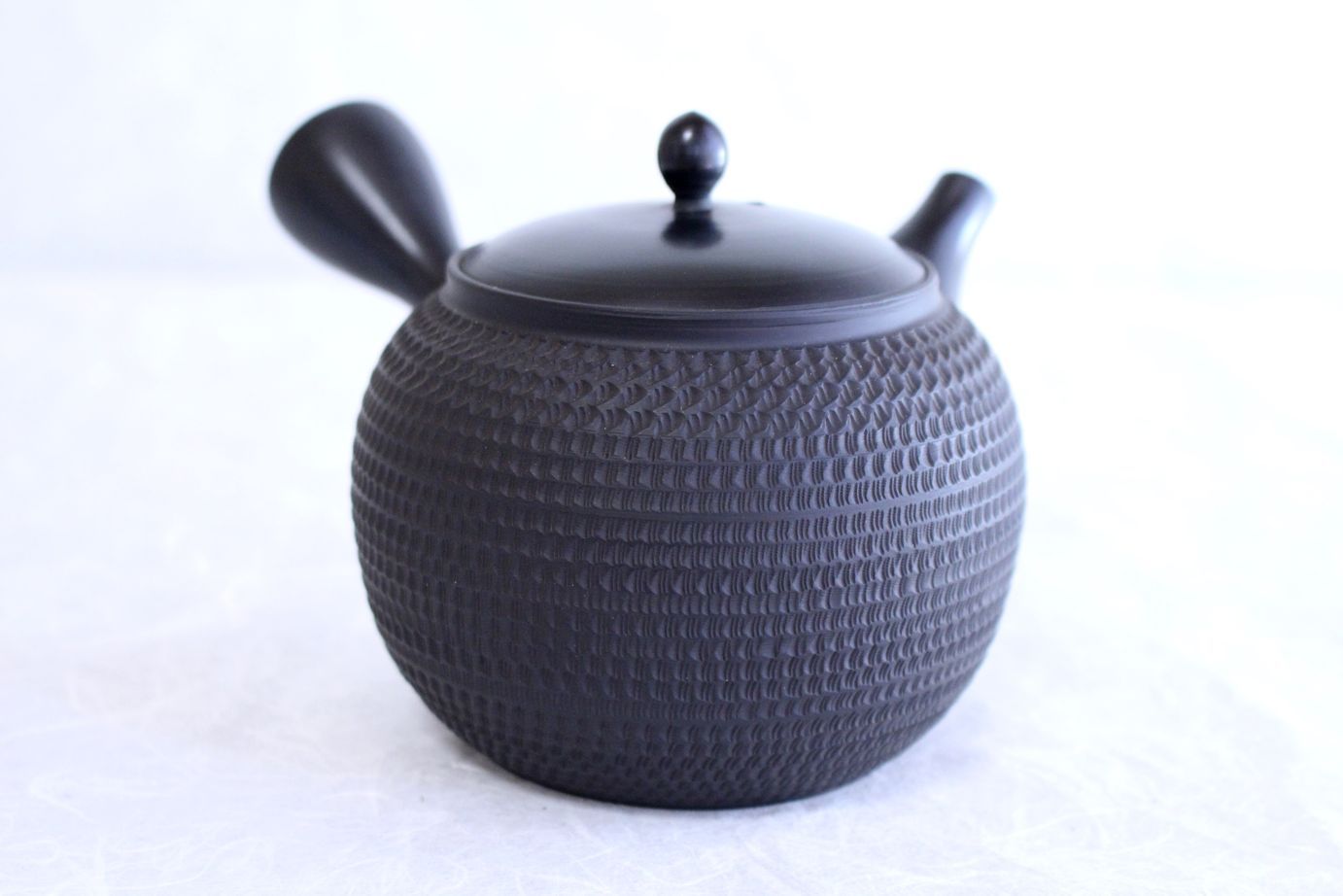 Japanese Kyusu Tea Pot with Infuser and Lid - Capacity 350ML - Black –  AHX-Life
