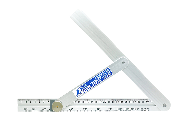 Shinwa Acrylic cutting Ruler Measure with Stainless Steel Edge 30cm 77085 Japan* 