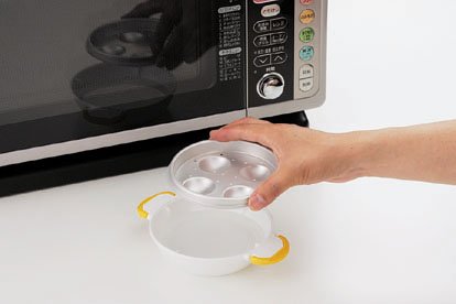 Akebono Microwave Egg Boiler (4 eggs)