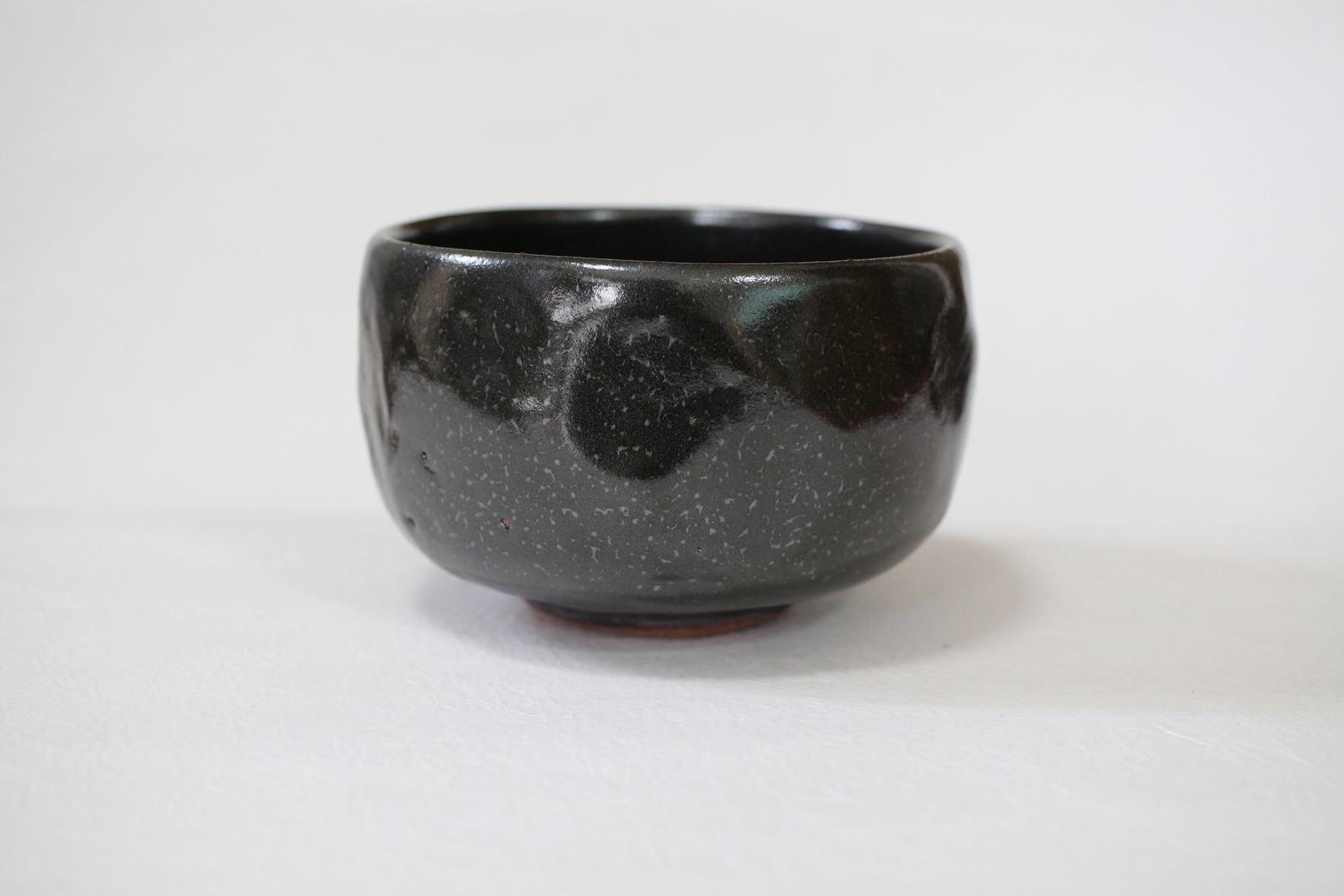 Authentic Japanese Traditional Tea Ceremony Ippuku 3.75 Diameter Mini Matcha Bowl Chawan Mino Tea Cup Textured Glaze Floral Design Handcrafted in Japan Botan Peony