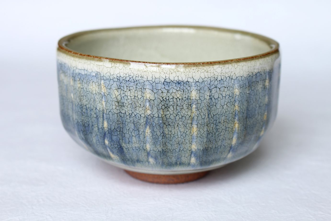 Matcha Ceramic Tea Bowl Handcrafted for Everyday Use Authentic Chawan for Traditional Tea Ceremony Aquamarine Blue Mino Japanese Pottery Style Bowls Hand Made in Japan Lead-Free