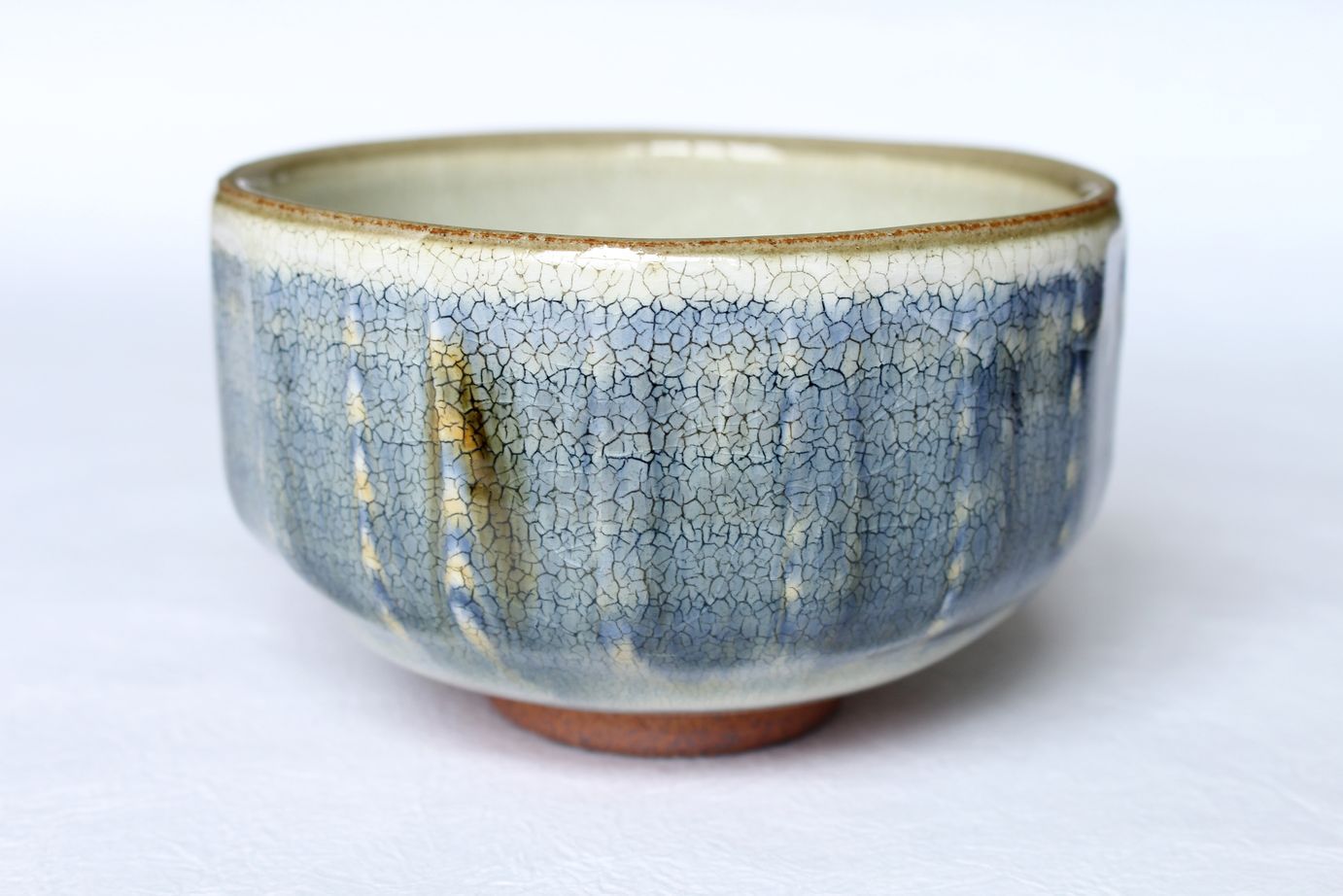 Authentic Mino Ware Set of 2 bowls Carps Blue from Japan Japanese Rice Bowl Set Ceramic Chawan