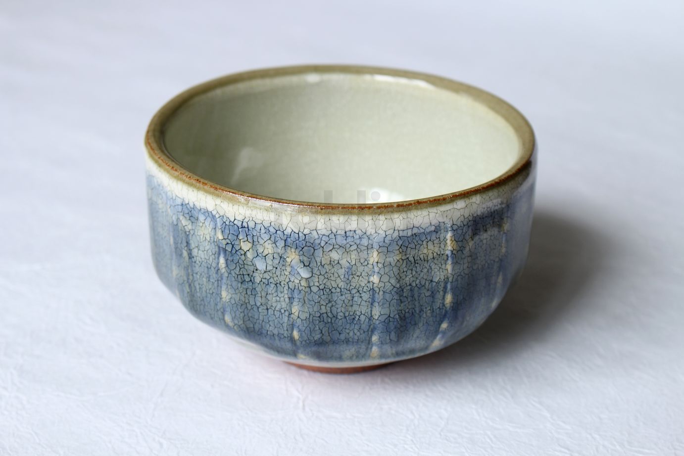 Authentic Mino Ware Set of 2 bowls Carps Blue from Japan Japanese Rice Bowl Set Ceramic Chawan