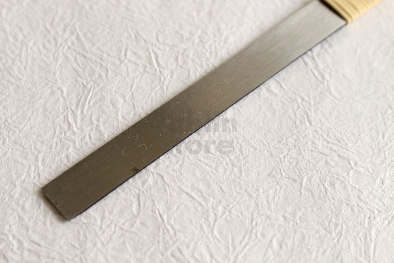 Wood Carving Chisel knife Okeya Fujimaki kurouchi Hira white 2 steel BW12mm