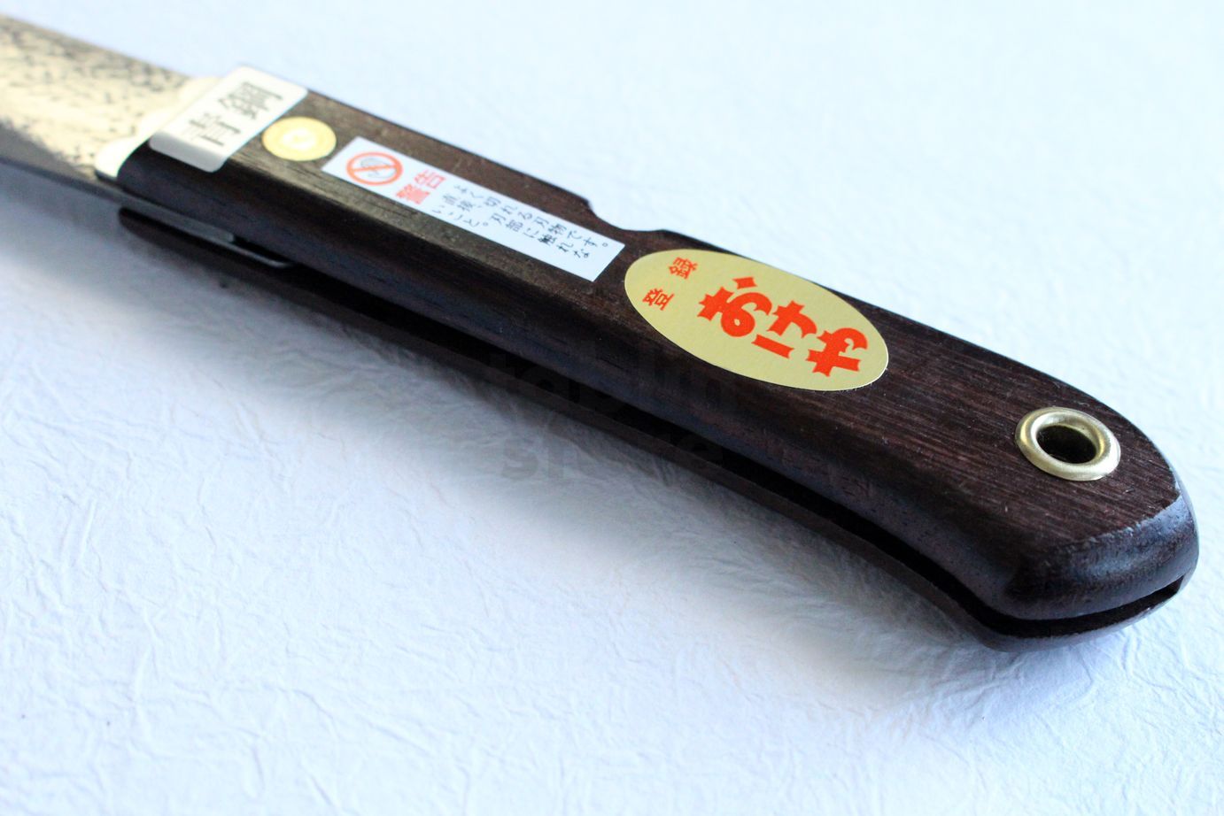 Handmade Kiridashi for left-handed - KANEMOTO - Carbon blue 2 - Size:90mm